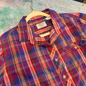 Mid Century Plaid Shirt
